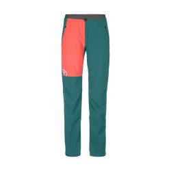 Nohavice Ortovox Berrino Pants Women's Pacific Green Regular